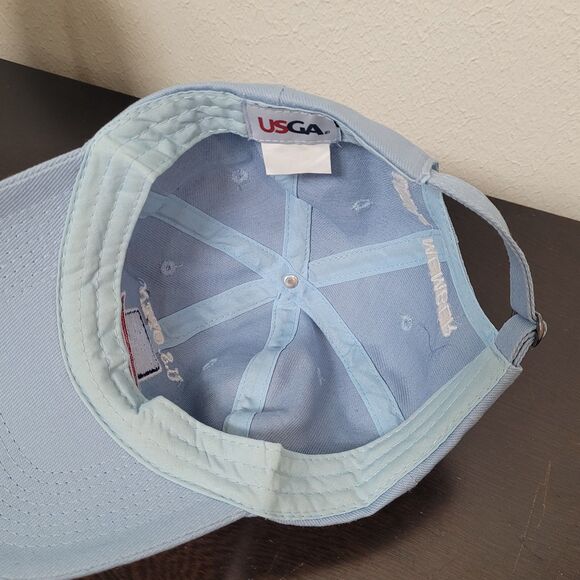US Open Golf Pebble Beach 2019 Blue Adjustable Strapback Hat Cap USGA Member - Picture 7 of 12